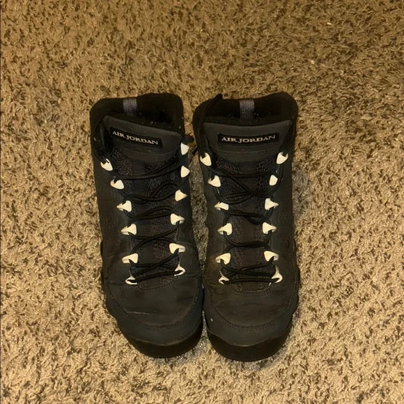 Jordan Kids Black and White Sneakers - Picture 1 of 5